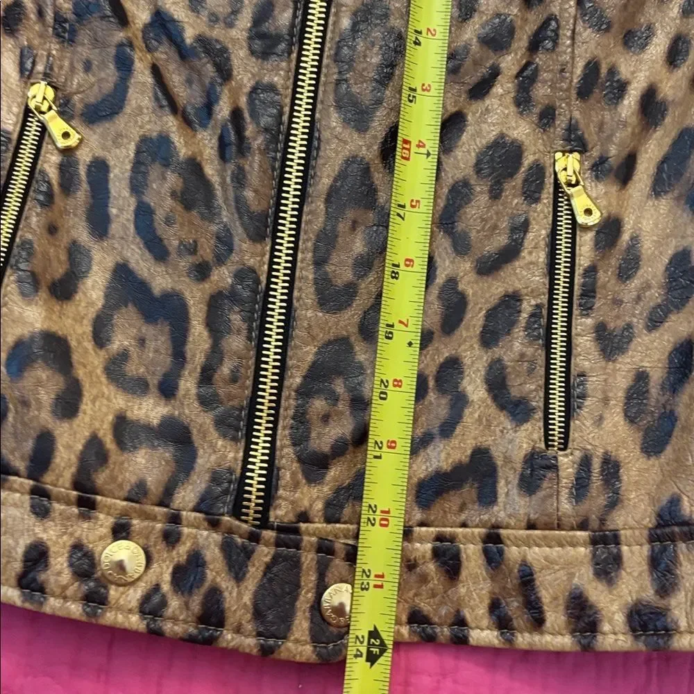 Dolce & Gabbana leopard genuine leather jacket, S - Picture 15 of 16